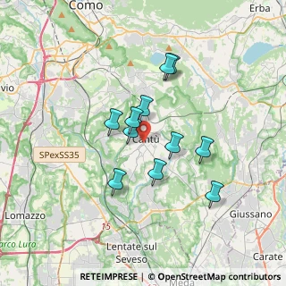 Mappa Via Camillo Benso Conte di Cavour, 22063 Cantù CO, Italia (2.76818)