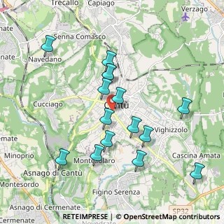Mappa Via Camillo Benso Conte di Cavour, 22063 Cantù CO, Italia (1.83733)