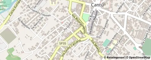Mappa Cantù