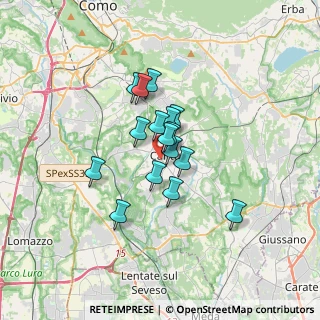 Mappa Piazza Martiri di Belfiore, 22063 Cantù CO, Italia (2.23313)