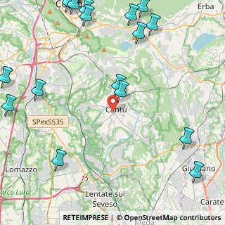 Mappa Piazza Martiri di Belfiore, 22063 Cantù CO, Italia (6.8065)