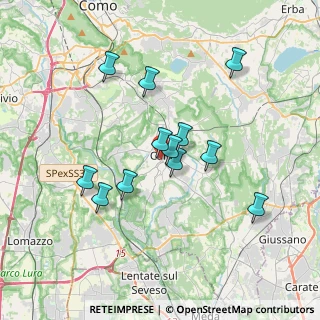 Mappa Piazza Martiri di Belfiore, 22063 Cantù CO, Italia (3.12667)