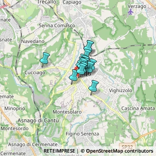 Mappa Piazza Martiri di Belfiore, 22063 Cantù CO, Italia (0.68733)