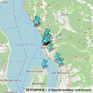 Mappa Via Giulio Guerini, 25054 Marone BS, Italia (0.935)