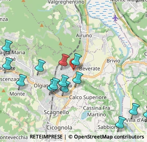 Mappa Via Stoppani, 23887 Olgiate Molgora LC, Italia (2.50133)