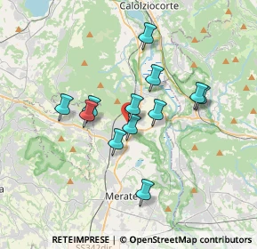 Mappa Via Stoppani, 23887 Olgiate Molgora LC, Italia (2.8475)