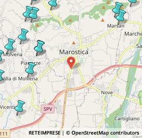 Mappa Via E. Fermi, 36063 Marostica VI, Italia (3.404)