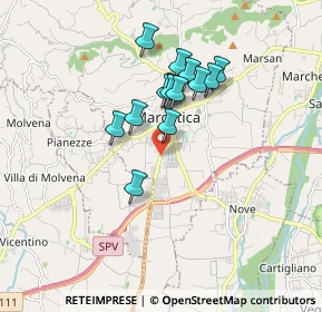 Mappa Via E. Fermi, 36063 Marostica VI, Italia (1.36714)
