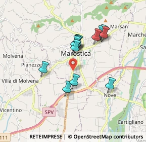 Mappa Via E. Fermi, 36063 Marostica VI, Italia (1.49385)