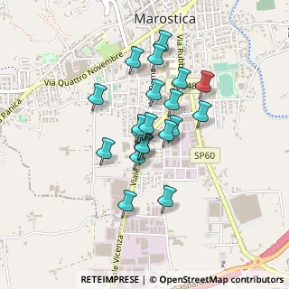 Mappa Via E. Fermi, 36063 Marostica VI, Italia (0.3225)