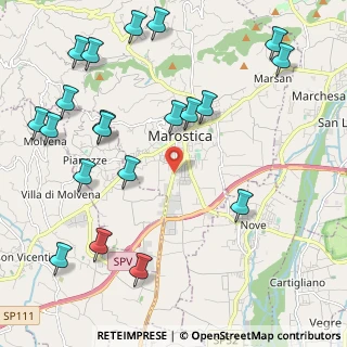Mappa Via E. Fermi, 36063 Marostica VI, Italia (2.656)