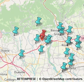 Mappa Via E. Fermi, 36063 Marostica VI, Italia (8.5815)