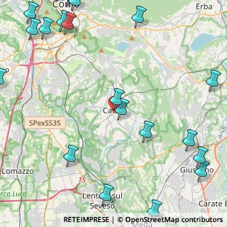 Mappa Via Enrico Brambilla, 22063 Cantù CO, Italia (6.7995)