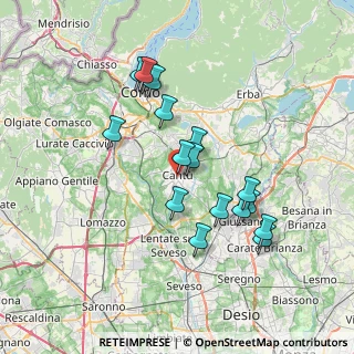 Mappa Via Enrico Brambilla, 22063 Cantù CO, Italia (6.59)
