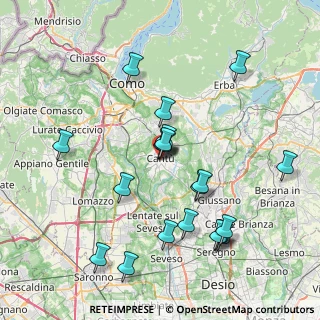 Mappa Via Enrico Brambilla, 22063 Cantù CO, Italia (7.947)