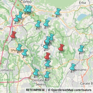 Mappa Via Filippo Andina, 22063 Cantù CO, Italia (4.697)