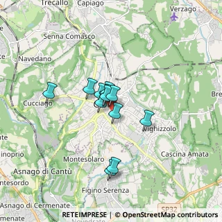 Mappa Via Filippo Andina, 22063 Cantù CO, Italia (1.09583)