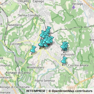 Mappa Via Filippo Andina, 22063 Cantù CO, Italia (0.83333)