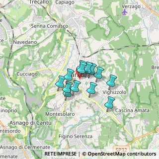Mappa Via Filippo Andina, 22063 Cantù CO, Italia (0.99077)