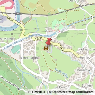 Mappa Località Chez Sapin, 1, 11020 Fénis, Aosta (Valle d'Aosta)