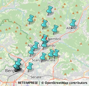 Mappa Via Cavour, 24022 Alzano Lombardo BG, Italia (4.38737)