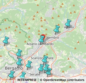 Mappa Via Cavour, 24022 Alzano Lombardo BG, Italia (5.58231)