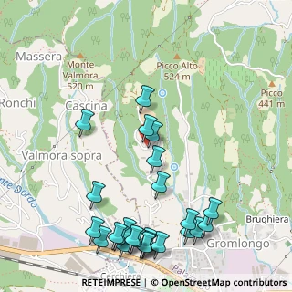 Mappa Via Belvedere, 24030 Palazzago BG, Italia (0.652)
