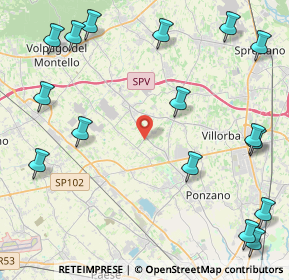 Mappa Via Schiavonesca, 31050 Ponzano Veneto TV, Italia (5.89563)