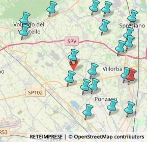 Mappa Via Schiavonesca, 31050 Ponzano Veneto TV, Italia (5.089)