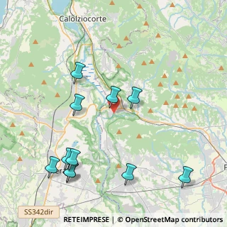 Mappa Via delle Industrie, 24034 Cisano Bergamasco BG, Italia (4.76455)