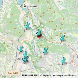 Mappa Via delle Industrie, 24034 Cisano Bergamasco BG, Italia (3.74083)