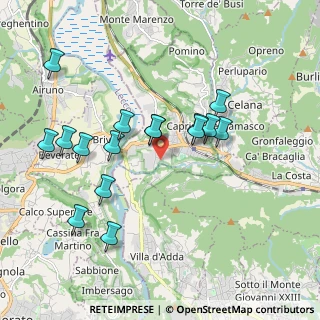 Mappa Via delle Industrie, 24034 Cisano Bergamasco BG, Italia (1.84563)