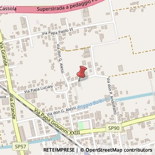Mappa Via Don G. Alessi, 74, 36022 Cassola, Vicenza (Veneto)
