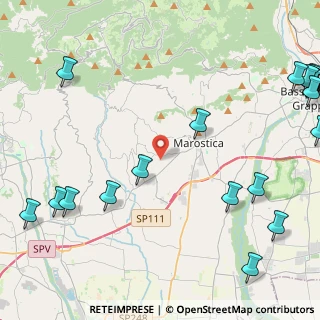 Mappa Via Antonio Lanaro, 36060 Pianezze VI, Italia (6.812)