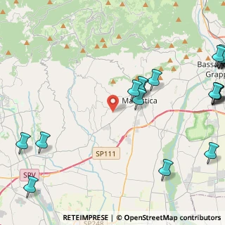 Mappa Via Antonio Lanaro, 36060 Pianezze VI, Italia (6.58)