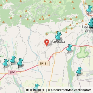 Mappa Via Antonio Lanaro, 36060 Pianezze VI, Italia (7.55158)