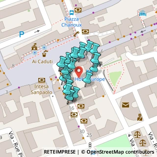 Mappa Piazza Narbonne, 11100 Aosta AO, Italia (0)