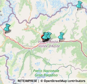 Mappa Via Ribitel, 11100 Aosta AO, Italia (12.97545)