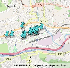 Mappa Via Ribitel, 11100 Aosta AO, Italia (0.52941)