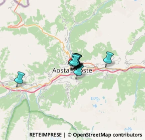 Mappa Via Ribitel, 11100 Aosta AO, Italia (2.14909)