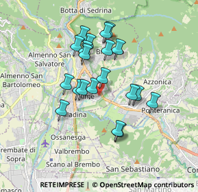 Mappa Via Monte Bianco, 24011 Almè BG, Italia (1.4725)