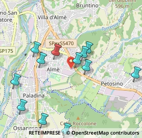 Mappa Via Monte Bianco, 24011 Almè BG, Italia (1.06583)