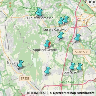 Mappa Via Cristoforo Colombo, 22070 Appiano Gentile CO, Italia (4.92417)