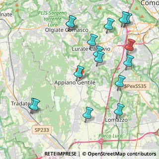 Mappa Via Cristoforo Colombo, 22070 Appiano Gentile CO, Italia (4.85313)