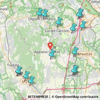 Mappa Via Cristoforo Colombo, 22070 Appiano Gentile CO, Italia (5.75467)