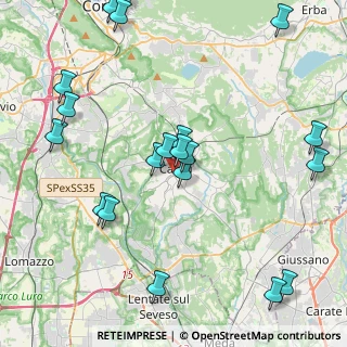 Mappa Largo Amedeo, 22063 Cantù CO, Italia (5.0145)