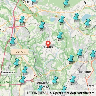 Mappa Largo Amedeo, 22063 Cantù CO, Italia (6.4995)