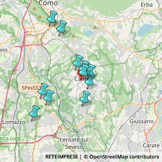 Mappa Largo Amedeo, 22063 Cantù CO, Italia (3.10455)