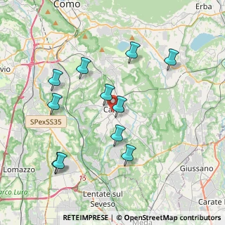 Mappa Largo Amedeo, 22063 Cantù CO, Italia (3.91818)
