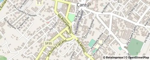 Mappa Cantù